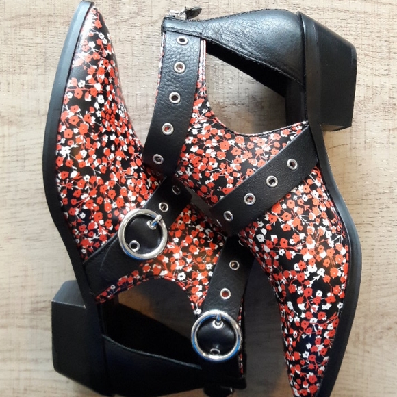 Rebecca Minkoff Shoes - Rebecca Minkoff Kianna Cutout Floral Booties